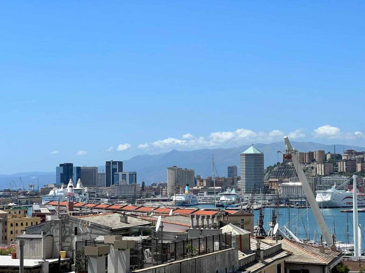 شقة La Terrazza Del Porto Antico By Holiday World جنوة المظهر الخارجي الصورة